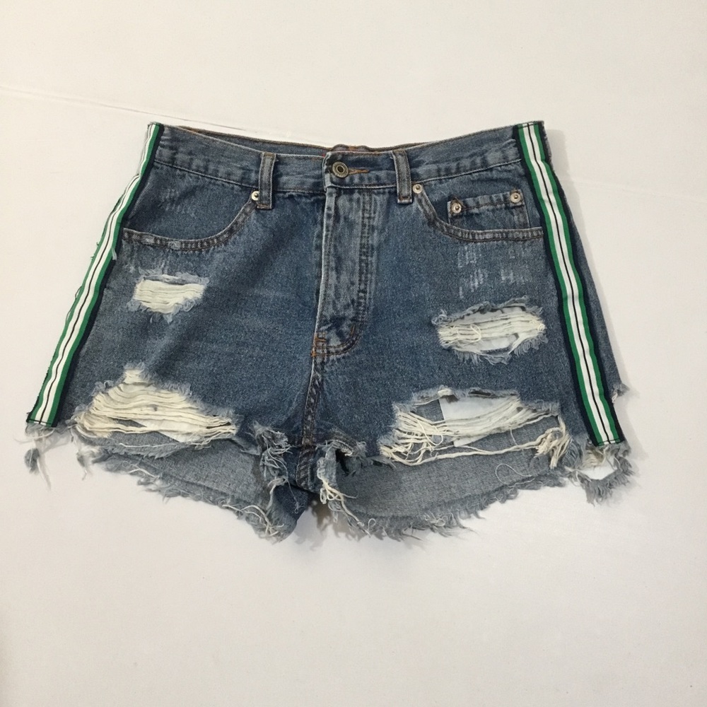 Signature8 Button Fly Jean Shorts